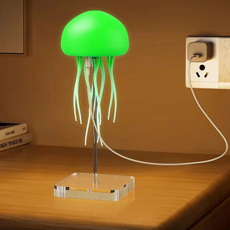 Aesthetic Jellyfish Moving Lamp