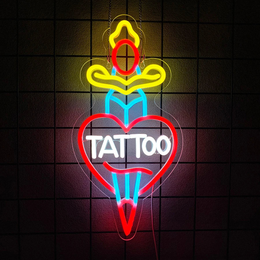 Tattoo Parlor Neon Signs