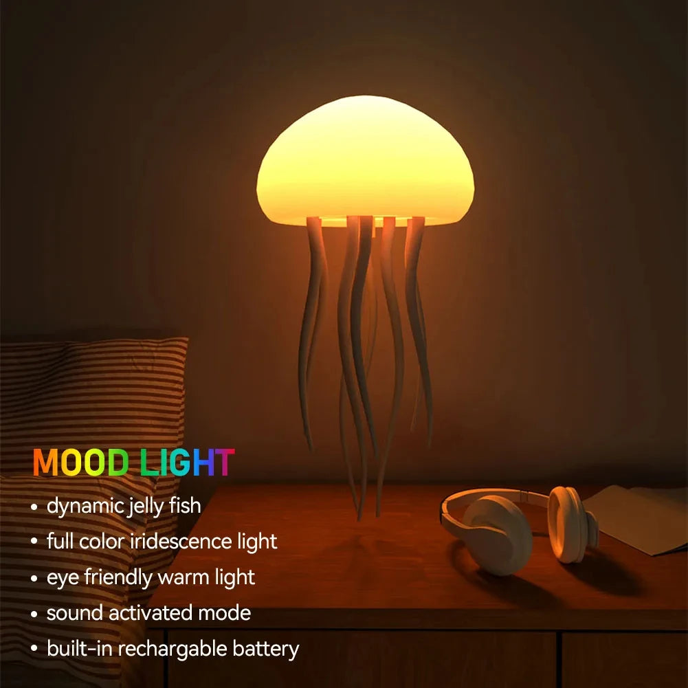 Aesthetic Jellyfish Moving Lamp