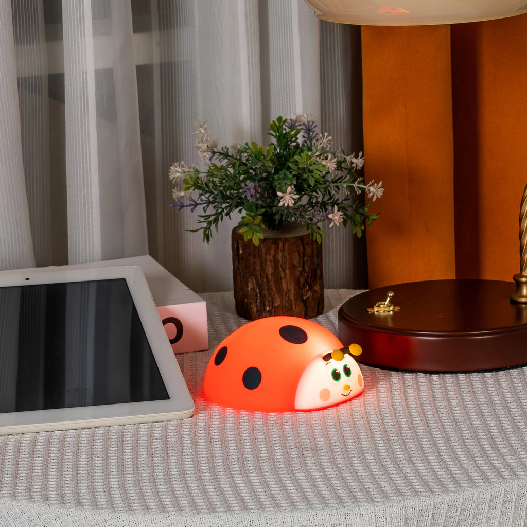 Silicone Ladybug Night Light