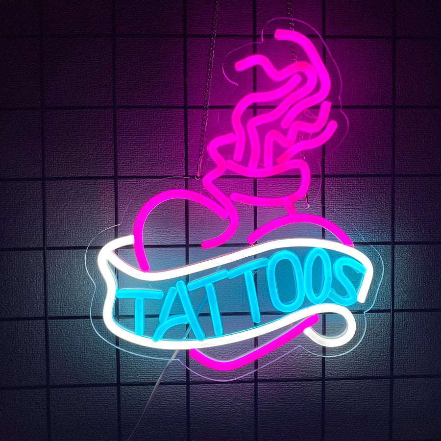 Tattoo Parlor Neon Signs