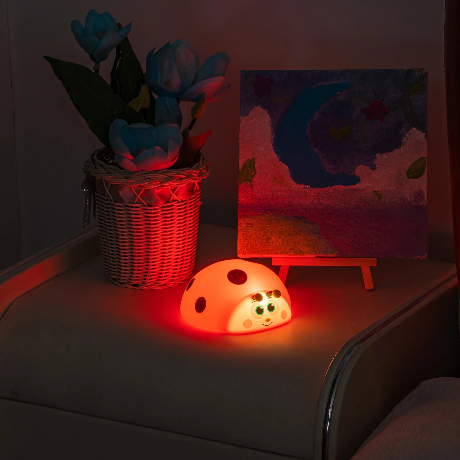 Silicone Ladybug Night Light