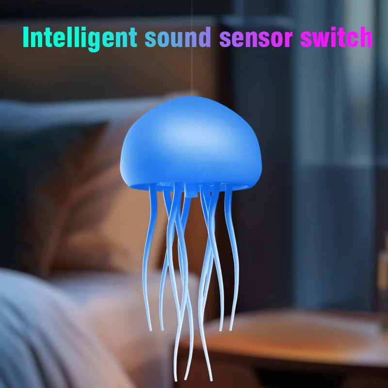 Aesthetic Jellyfish Moving Lamp