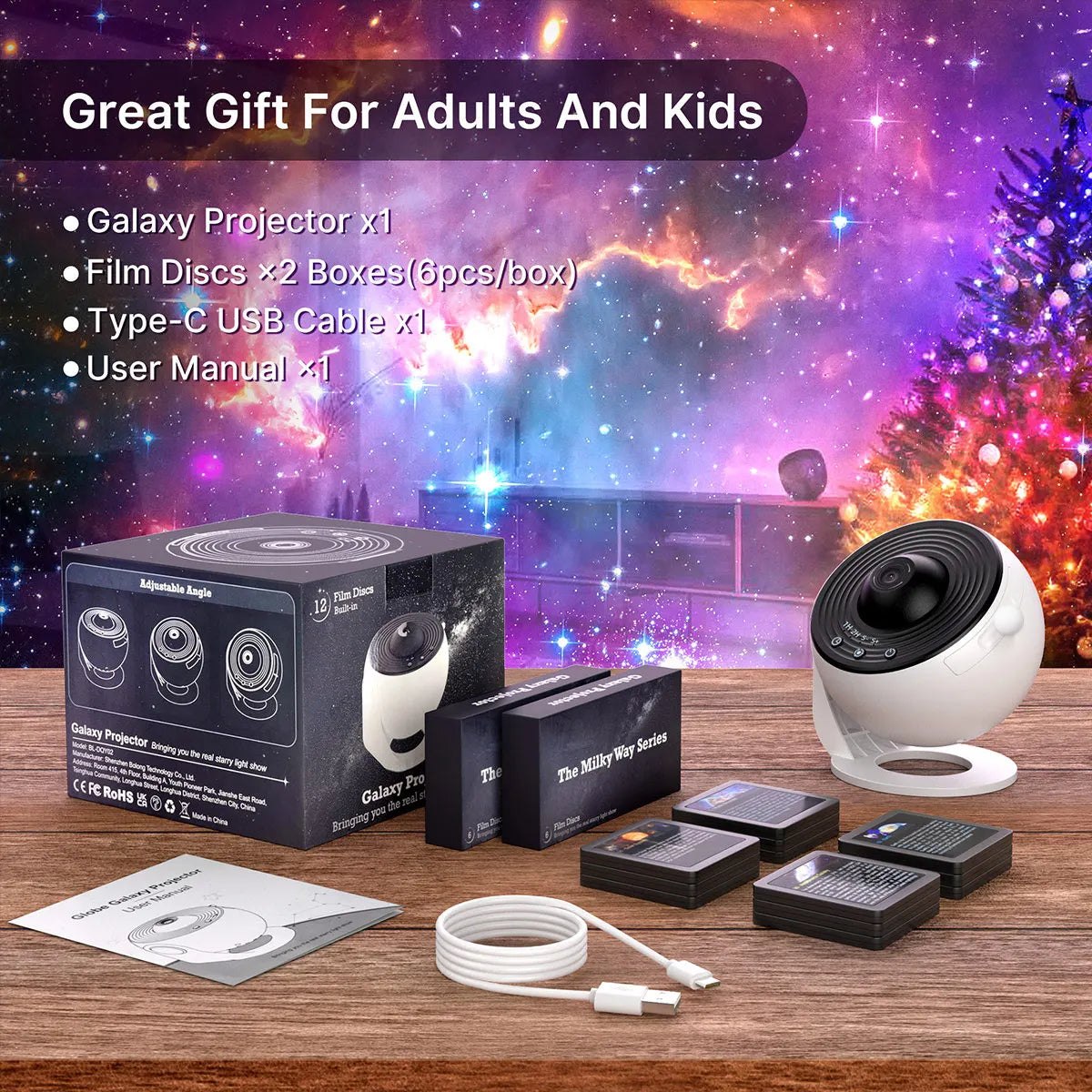 13-in-1 Planetarium Galaxy Projector